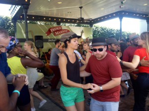 Dancing at the French Market