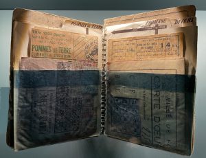 WWII ration book Paris