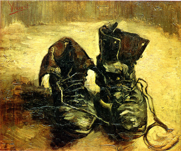 "A Pair of Shoes", 1886, Van Gogh Museum, Amsterdam