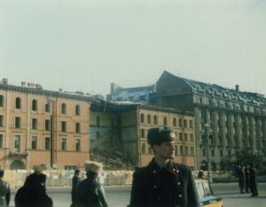 Near the Hotel Angleterre, Leningrad, 1987