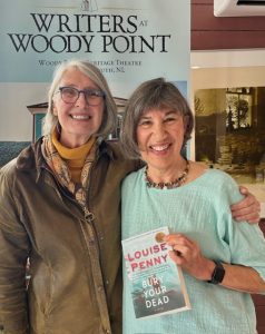 Author Louise Penny poses at the Writers at Woody Point festival.